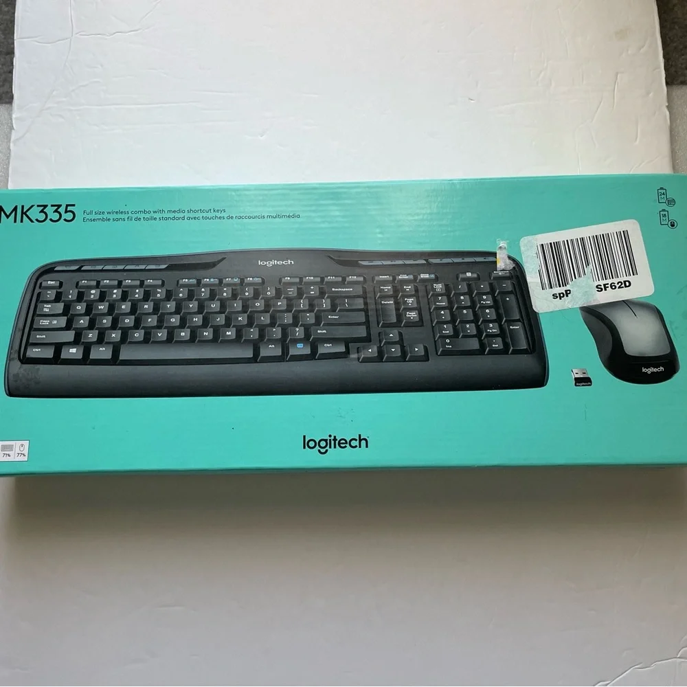 Logitech MK335‎ Wireless Keyboard and Mouse Set - Black